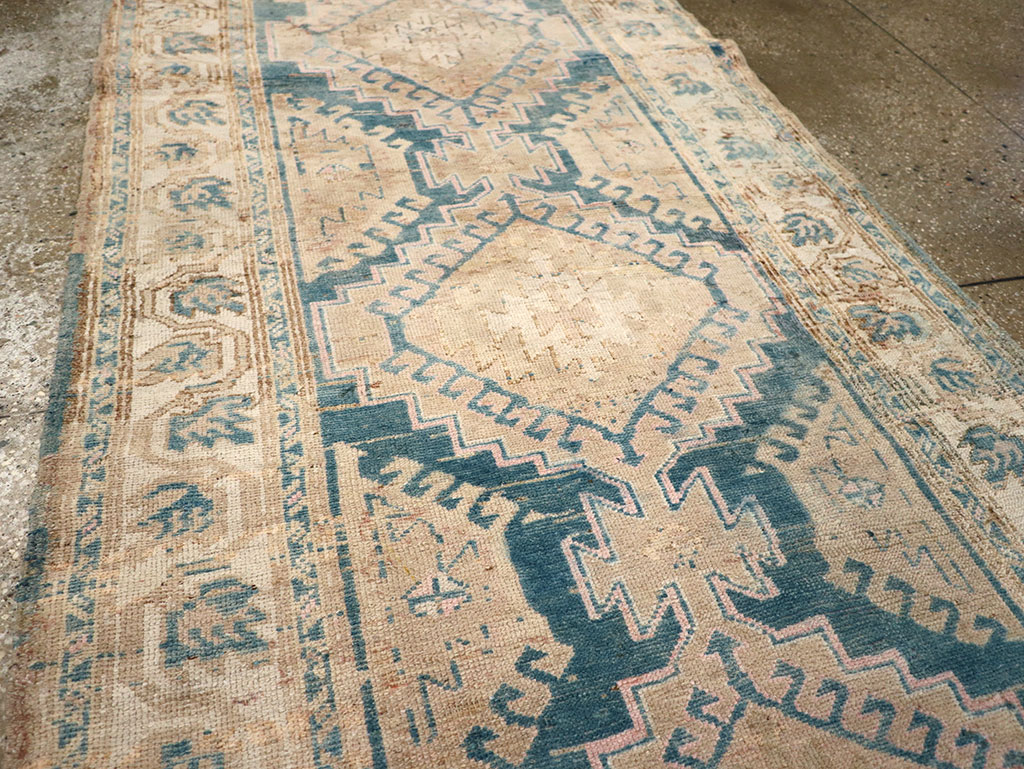 Vintage Persian Heriz Runner, No.33149 - Gss