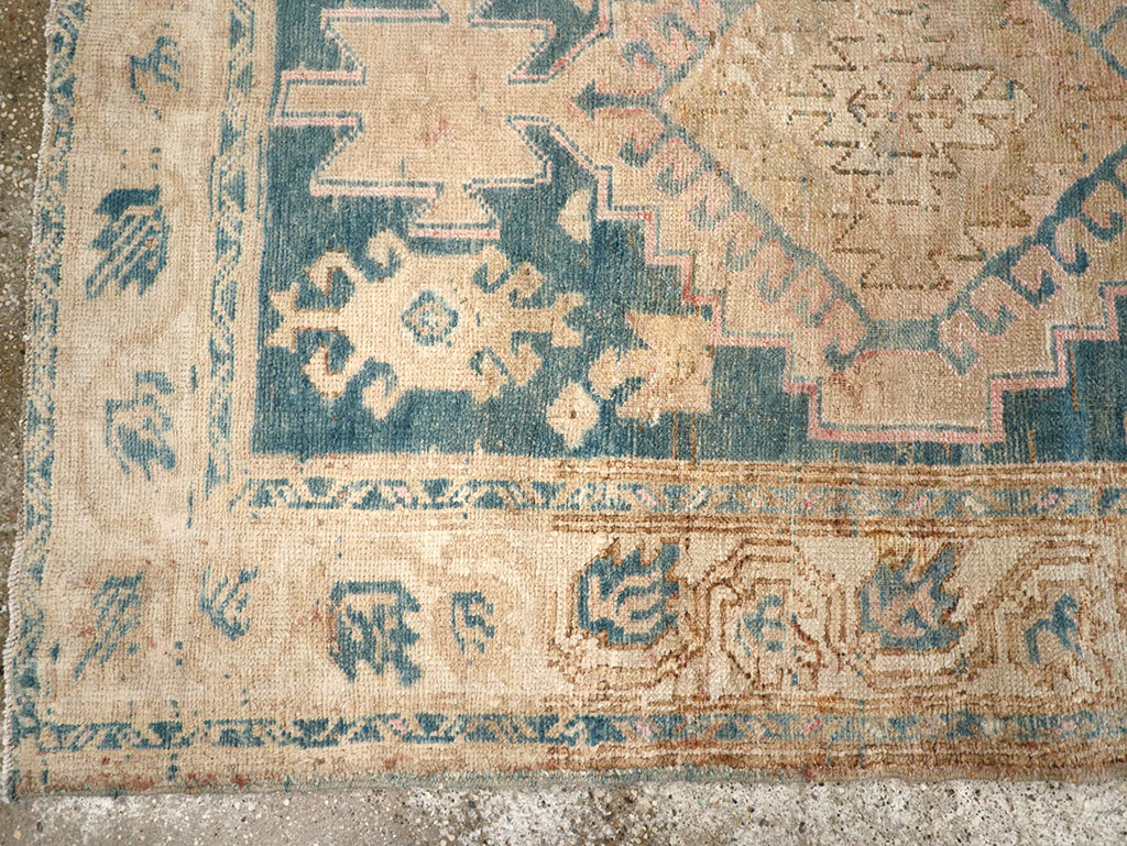 Vintage Persian Heriz Runner, No.33149 - Gss