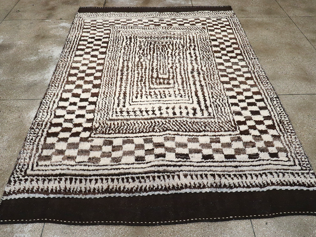 Modern Persian Gabbeh Room Size Carpet, No.33159 - Gss