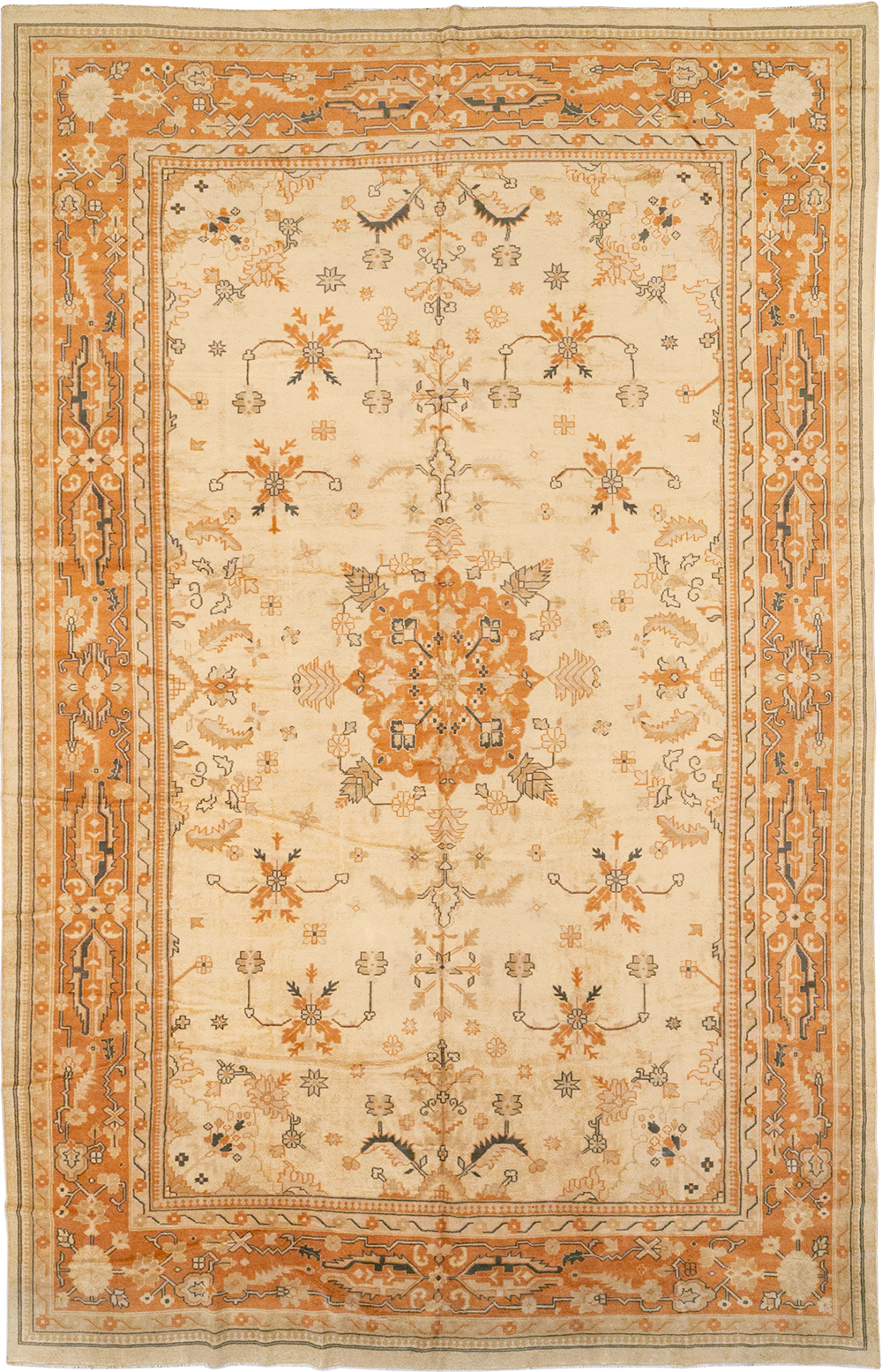Vintage Turkish Anatolian Large Carpet, No.33162 - Gss