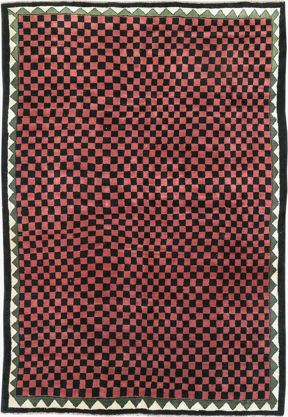 Modern Indian Gabbeh Accent Carpet, No.33163 - Gss