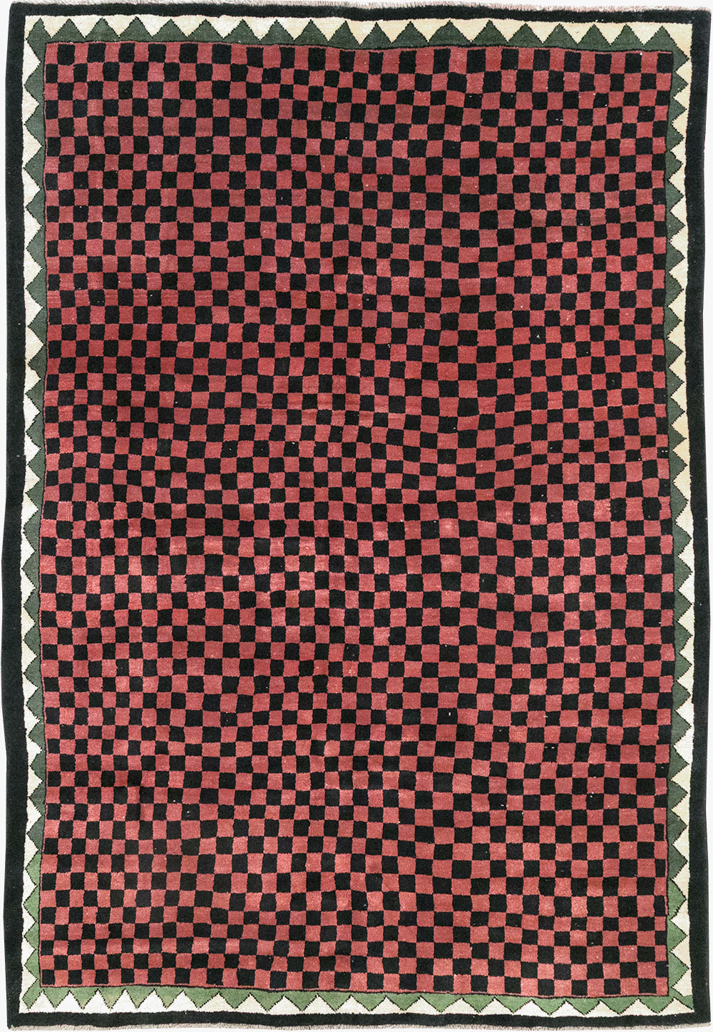 Modern Indian Gabbeh Accent Carpet, No.33163 - Gss