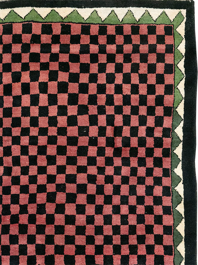 Modern Indian Gabbeh Accent Carpet, No.33163 - Gss