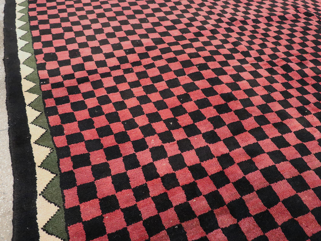 Modern Indian Gabbeh Accent Carpet, No.33163 - Gss