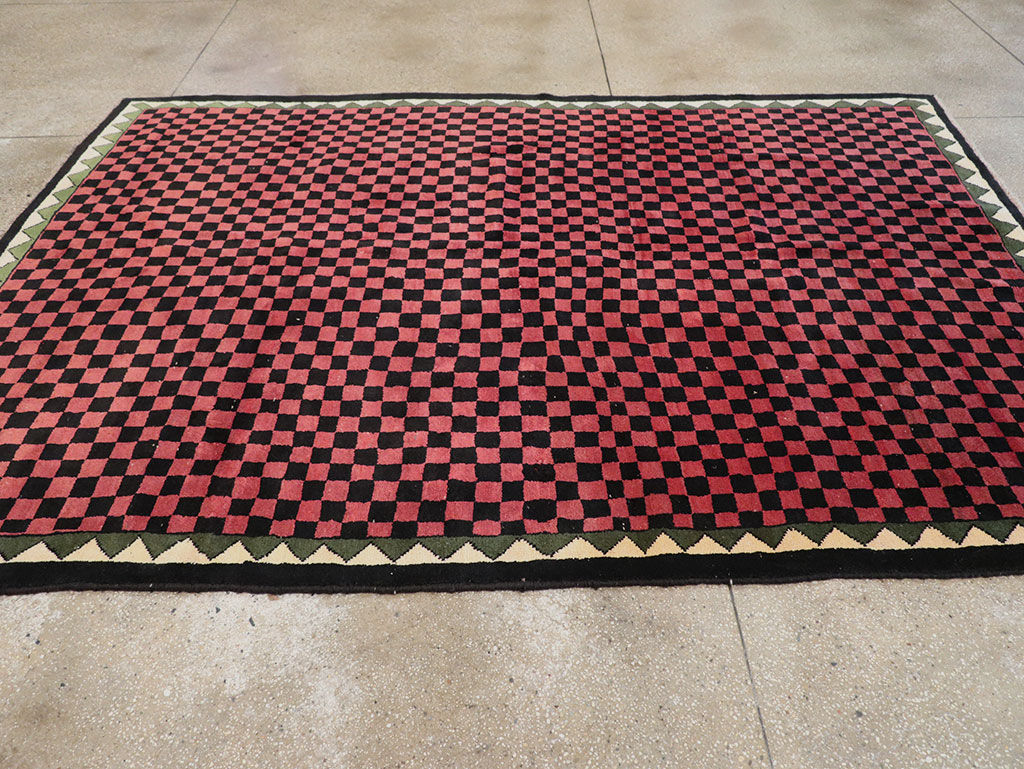Modern Indian Gabbeh Accent Carpet, No.33163 - Gss