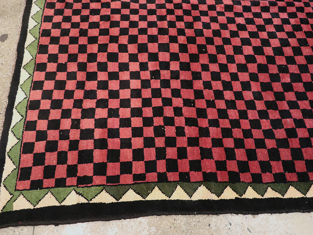 Modern Indian Gabbeh Accent Carpet, No.33163 - Gss