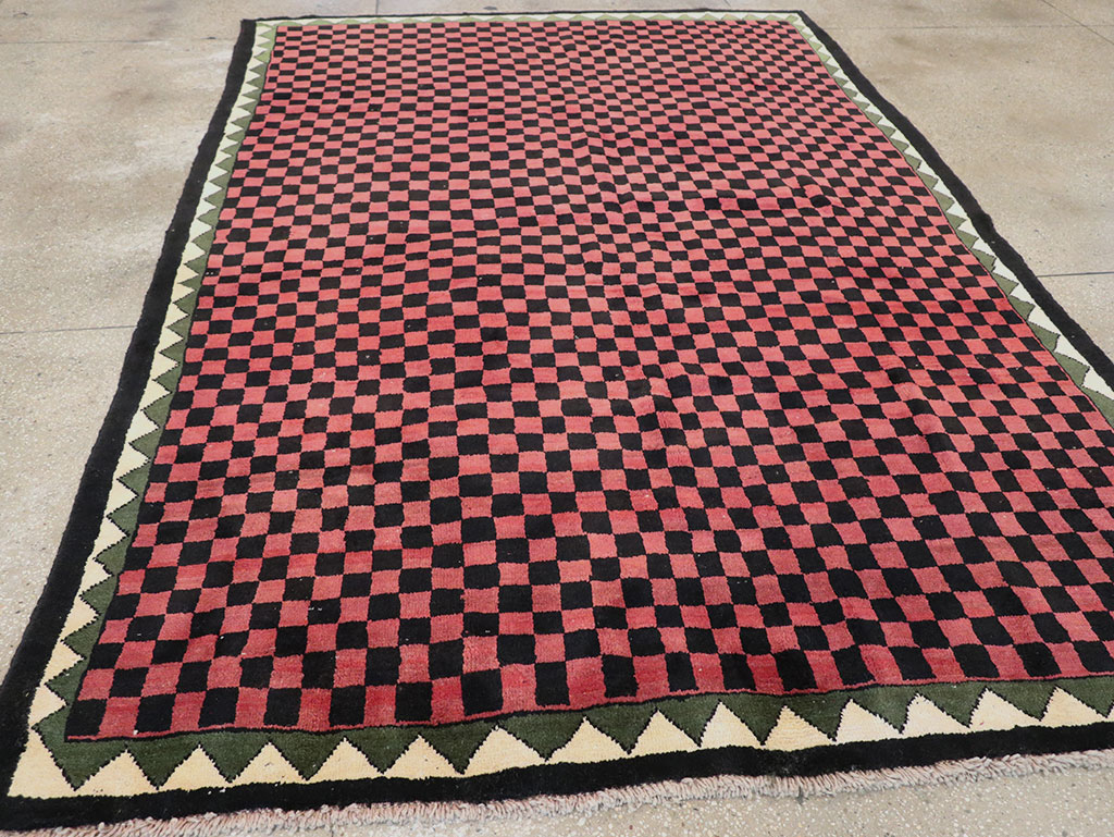 Modern Indian Gabbeh Accent Carpet, No.33163 - Gss