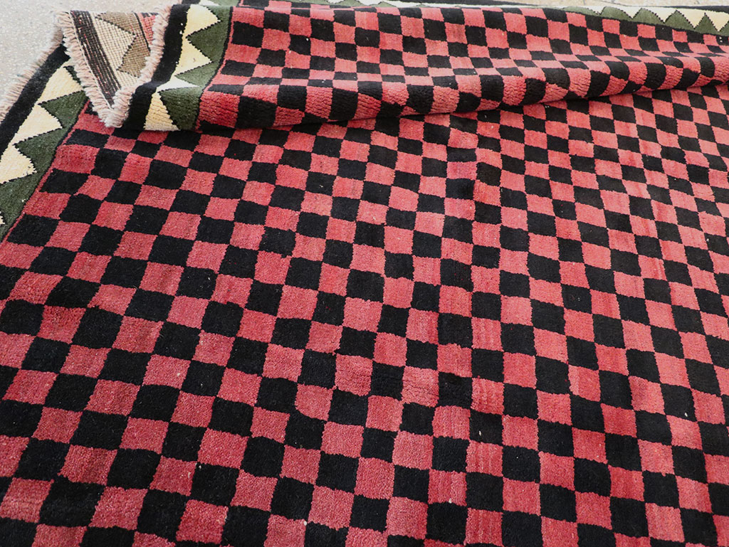 Modern Indian Gabbeh Accent Carpet, No.33163 - Gss