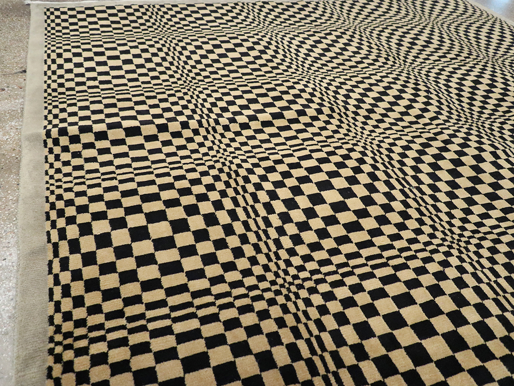 Modern Tibetan Art Deco Room Size Carpet, No.33164 - Gss