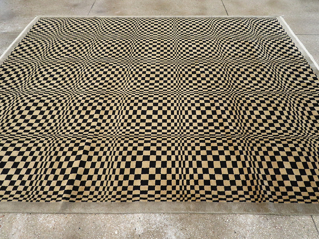 Modern Tibetan Art Deco Room Size Carpet, No.33164 - Gss