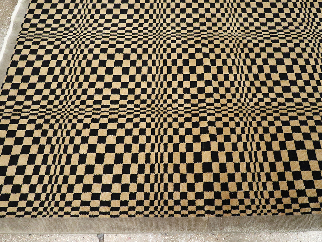 Modern Tibetan Art Deco Room Size Carpet, No.33164 - Gss