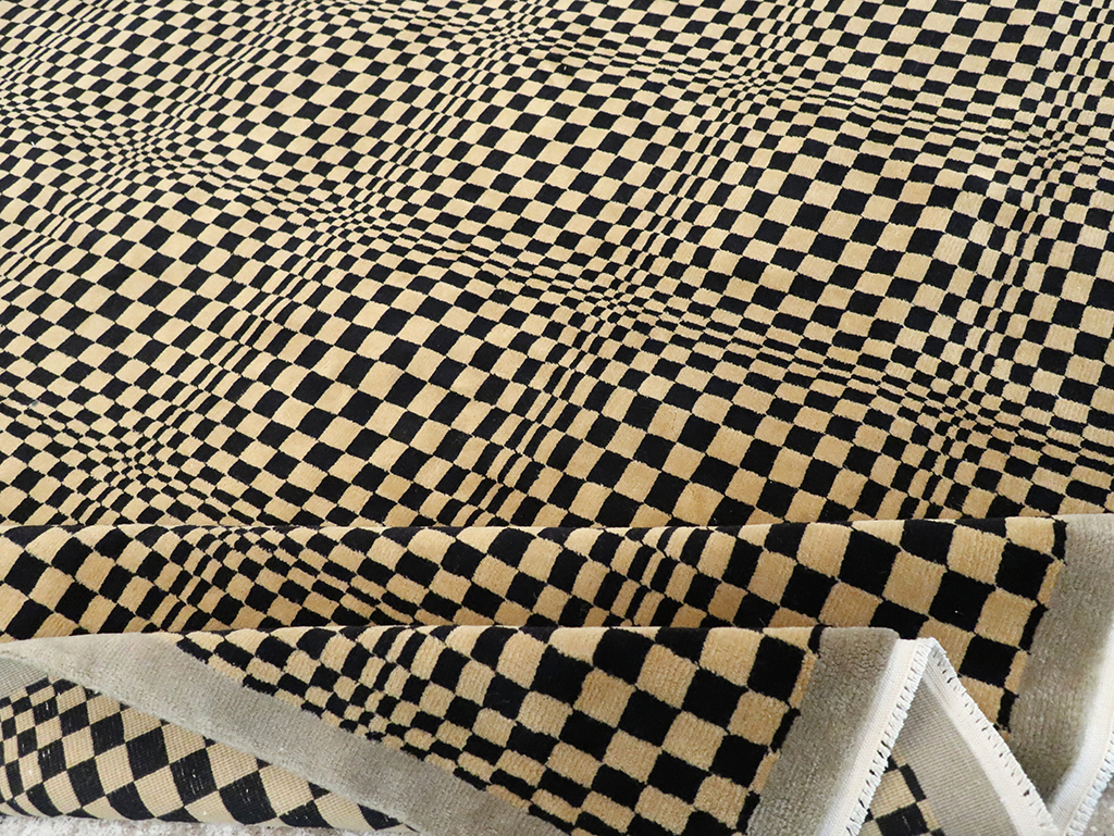 Modern Tibetan Art Deco Room Size Carpet, No.33164 - Gss