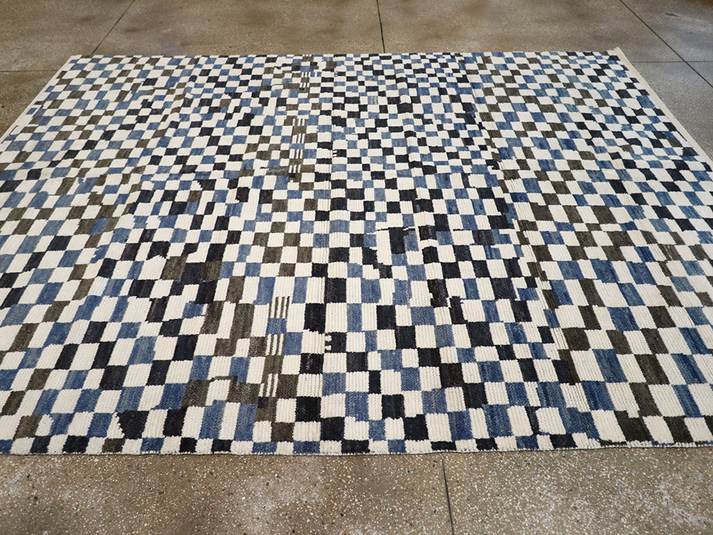 Modern Contemporary Indian Room Size Carpet, No.33167 - Gss