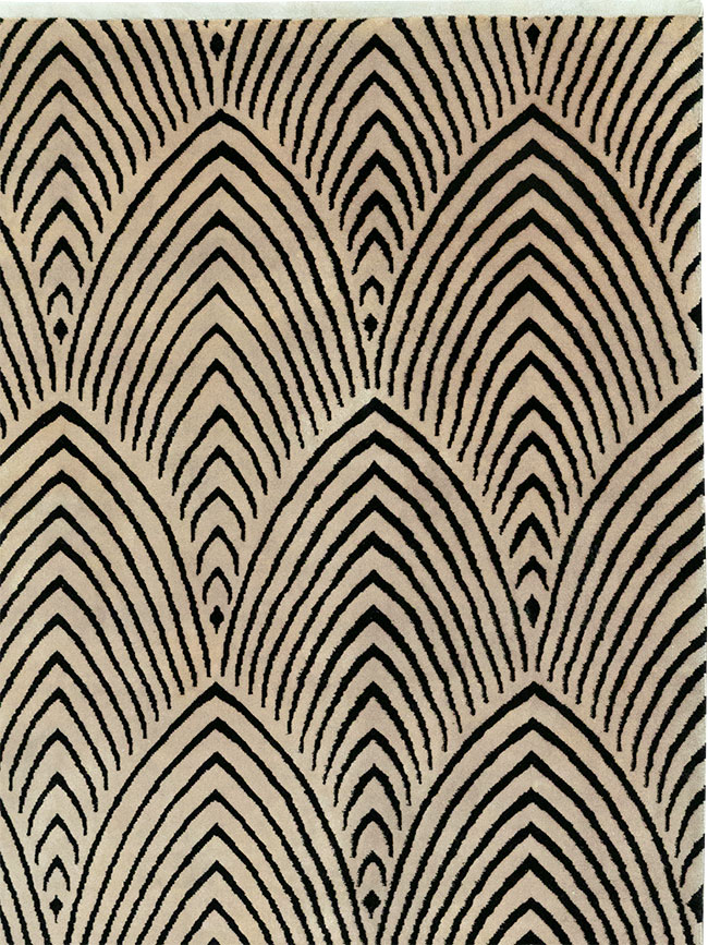 Antique Chinese Art Deco Room Size Carpet, No.33169 - Gss