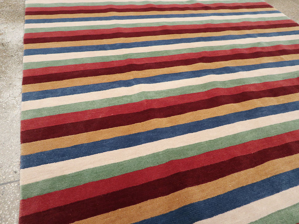 Modern Tibetan Accent Rug, No.33170 - Gss