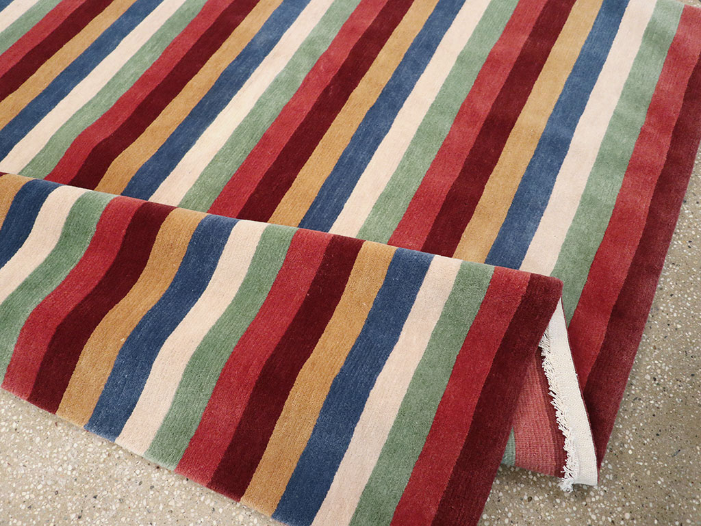 Modern Tibetan Accent Rug, No.33170 - Gss