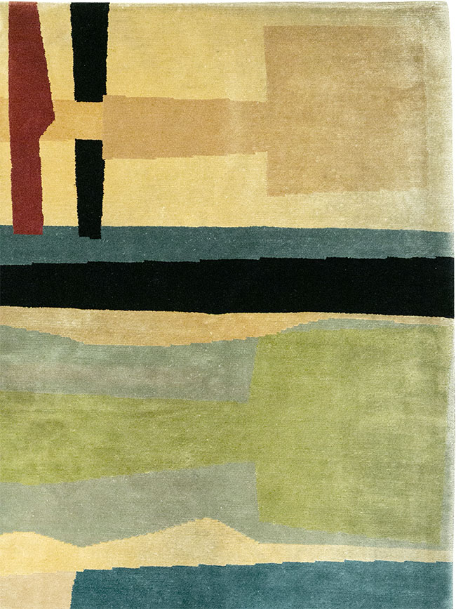 Modern Tibetan Art Deco Room Size Carpet, No.33173 - Gss