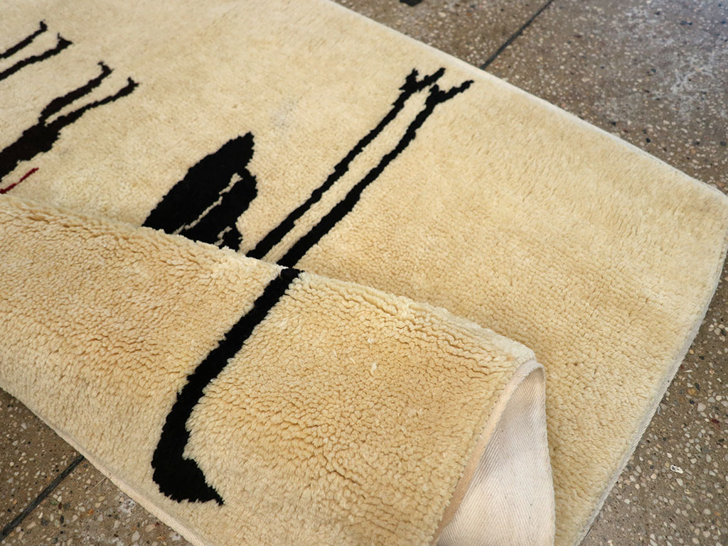 Vintage African Moroccan Pictorial Rug, No.33176 - Gss