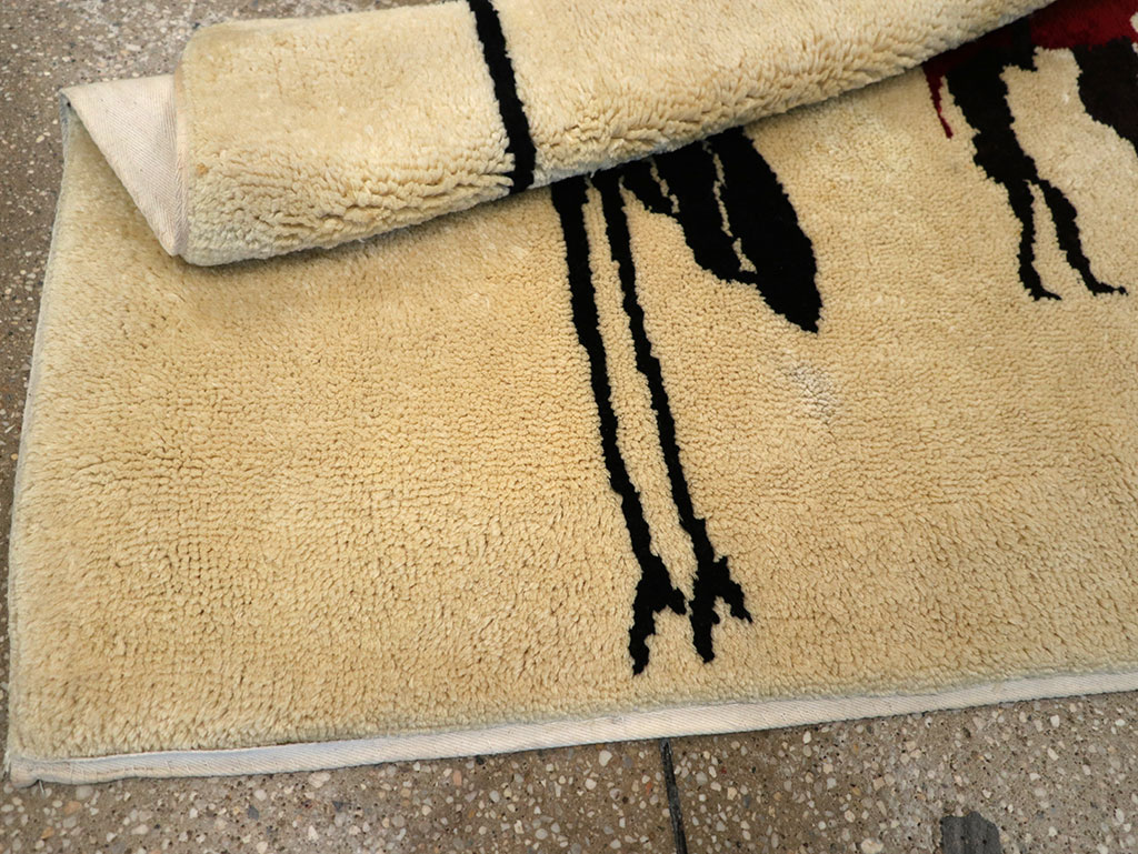 Vintage African Moroccan Pictorial Rug, No.33176 - Gss