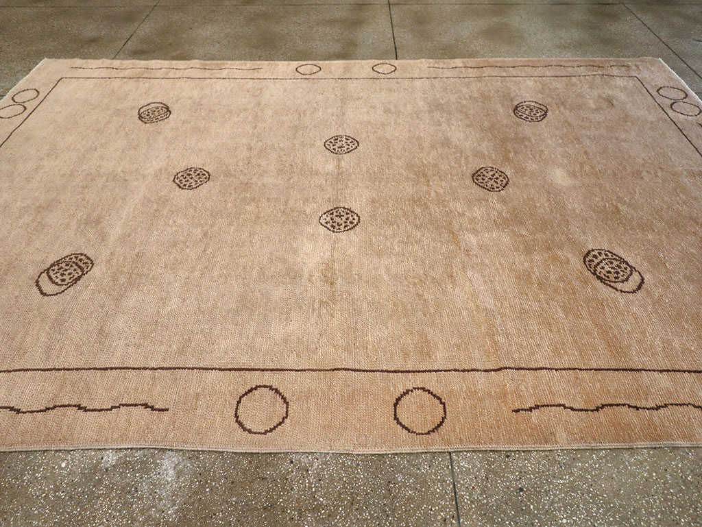 Vintage Chinese Art Deco Room Size Carpet, No.33179 - Gss