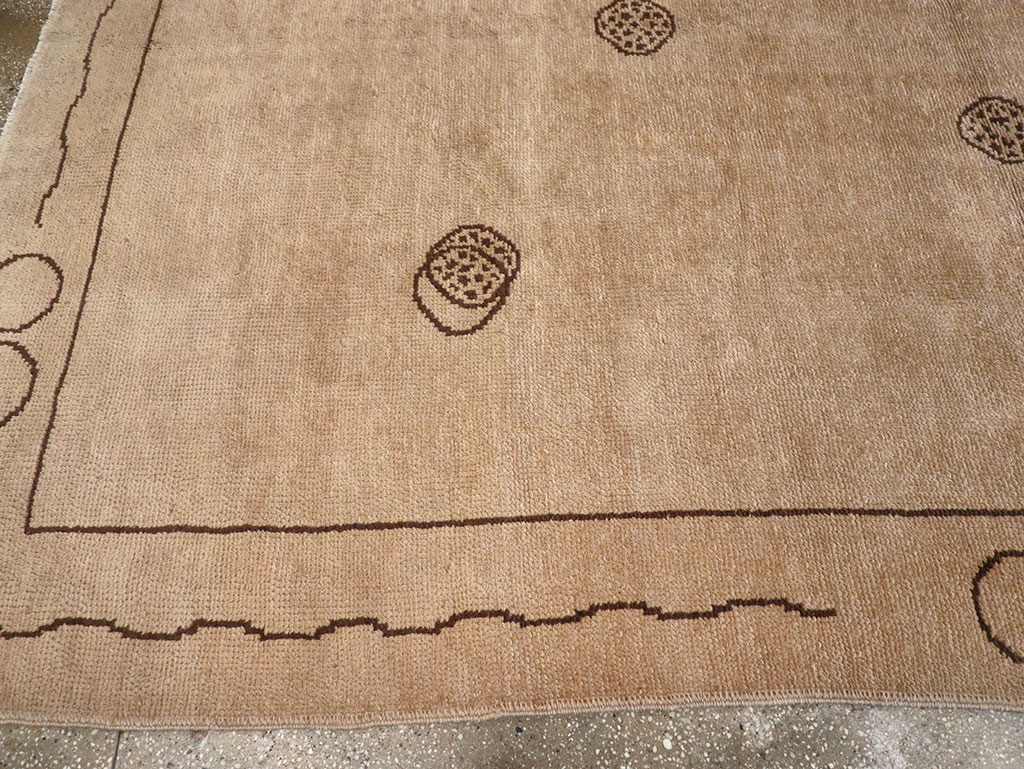 Vintage Chinese Art Deco Room Size Carpet, No.33179 - Gss