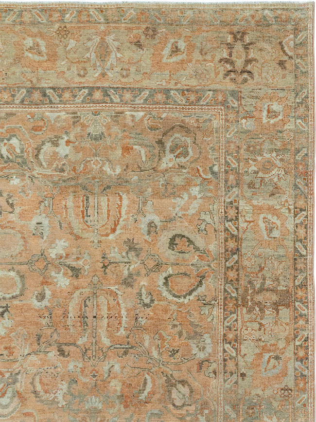 Antique Persian Mahal Room Size Carpet, No.33184 - Gss