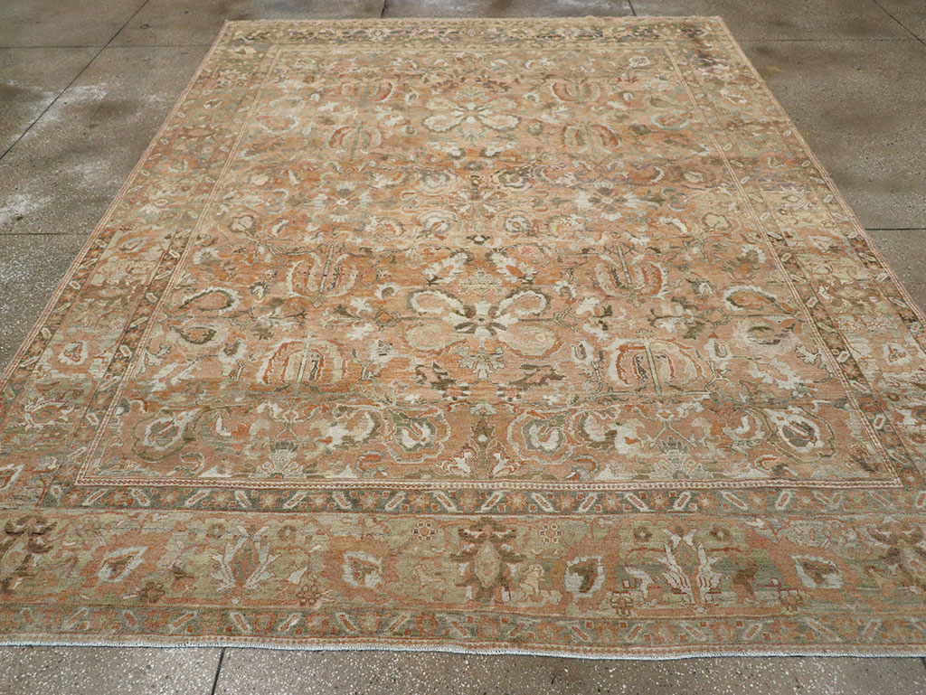 Antique Persian Mahal Room Size Carpet, No.33184 - Gss