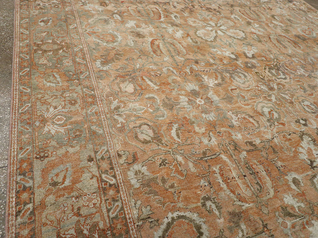 Antique Persian Mahal Room Size Carpet, No.33184 - Gss