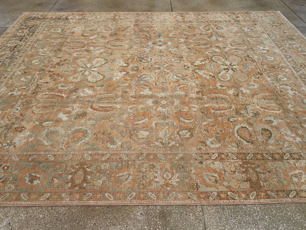Antique Persian Mahal Room Size Carpet, No.33184 - Gss