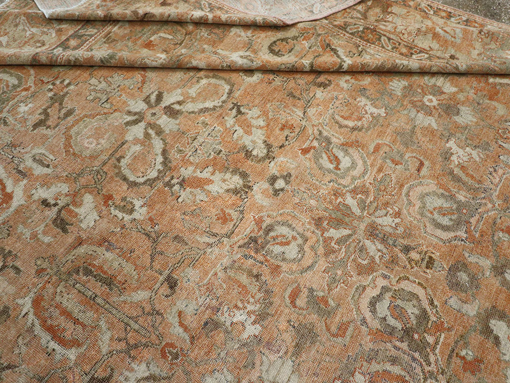 Antique Persian Mahal Room Size Carpet, No.33184 - Gss