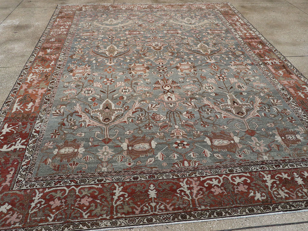 Antique Persian Malayer Room Size Carpet, No.33186 - Gss
