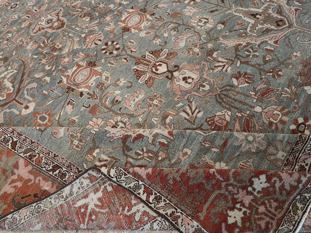 Antique Persian Malayer Room Size Carpet, No.33186 - Gss