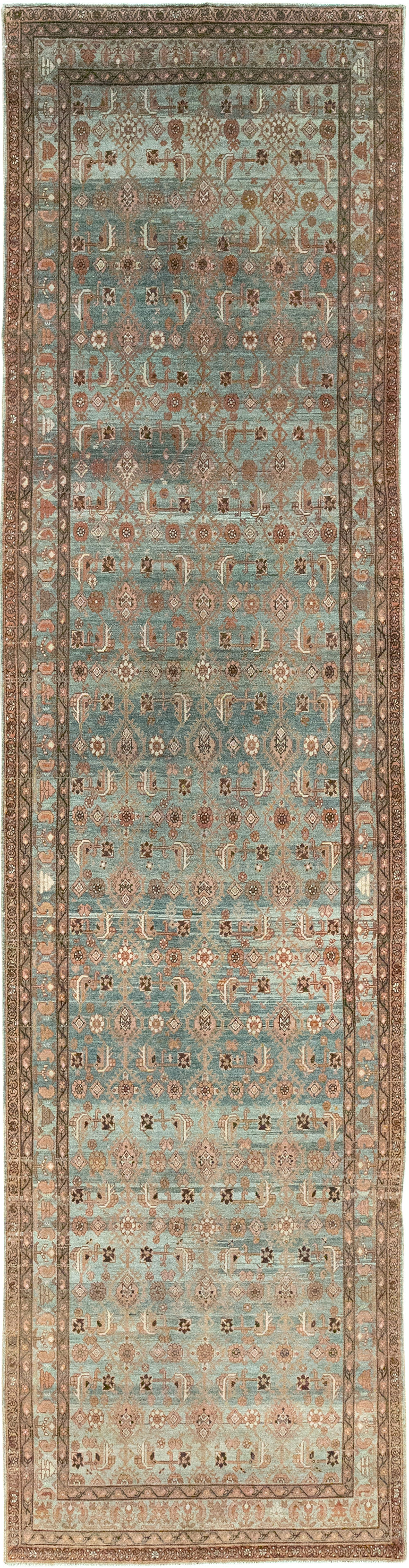 Antique Persian Malayer Long Runner, No.33187 - Gss