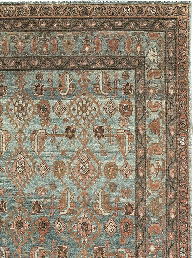 Antique Persian Malayer Long Runner, No.33187 - Gss