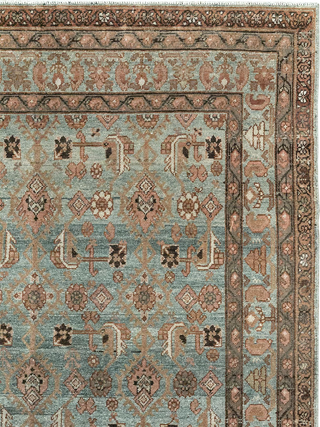 Antique Persian Malayer Long Runner, No.33187 - Gss