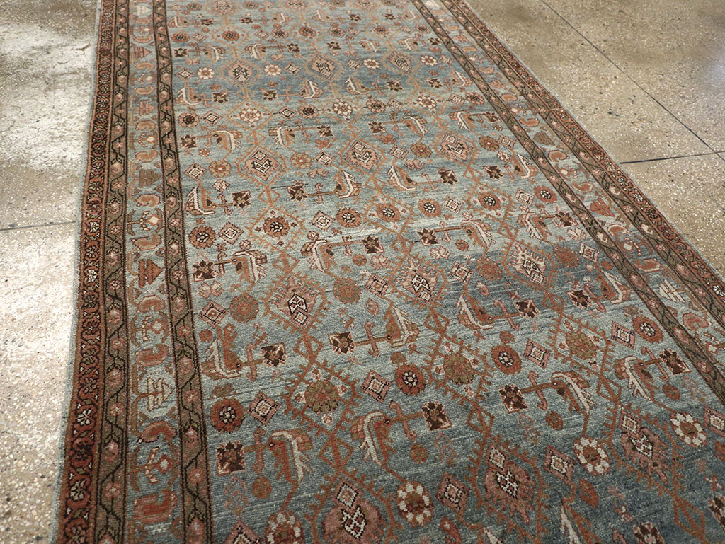 Antique Persian Malayer Long Runner, No.33187 - Gss