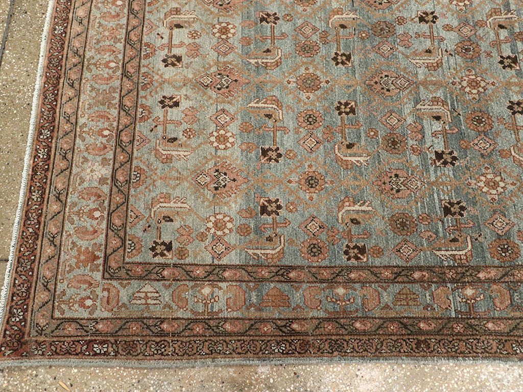 Antique Persian Malayer Long Runner, No.33187 - Gss