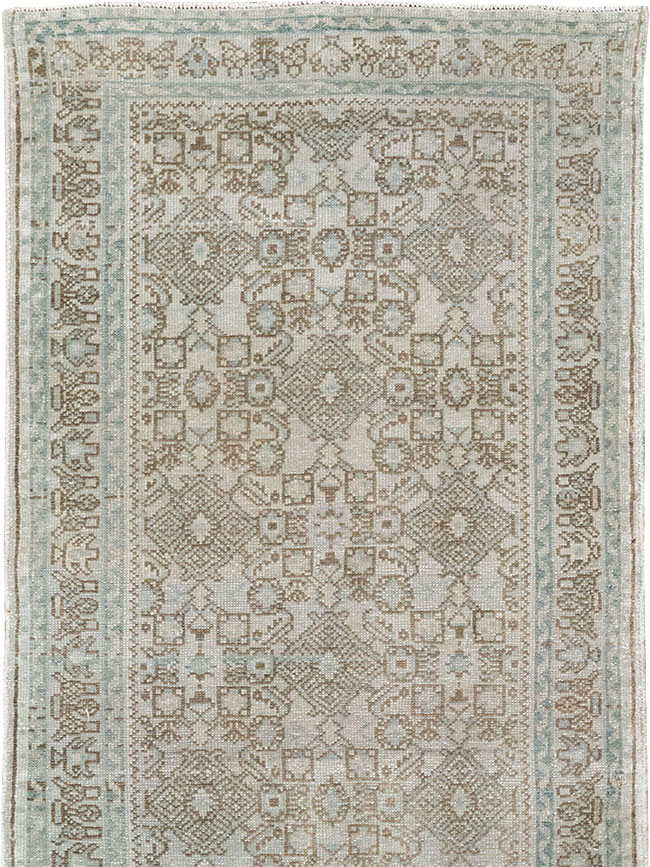 Antique Persian Malayer Long Runner, No.33188 - Gss