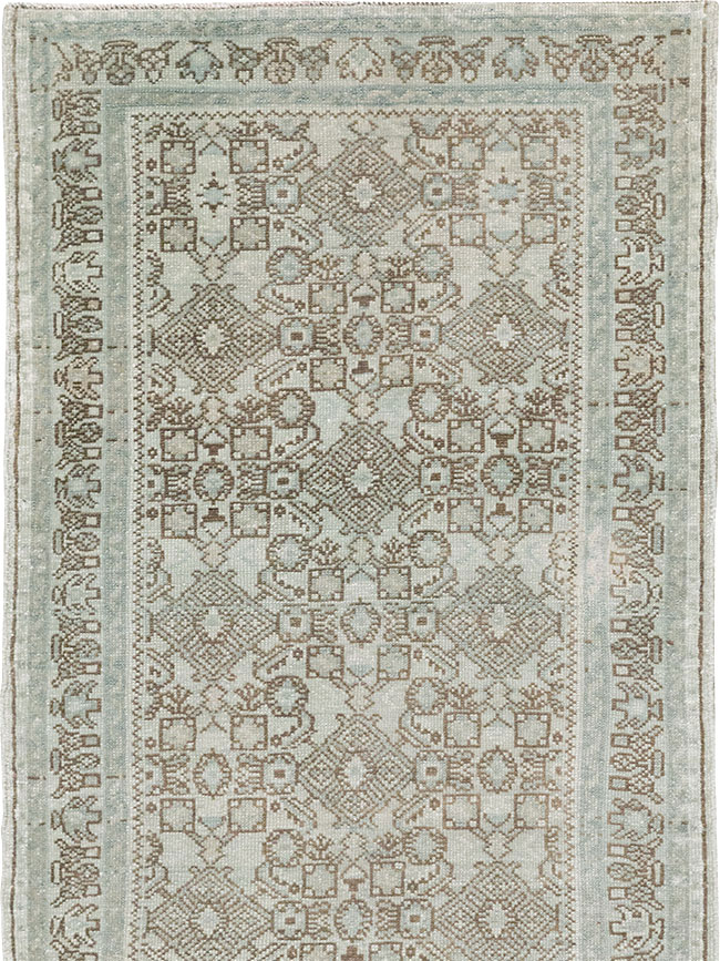 Antique Persian Malayer Long Runner, No.33188 - Gss