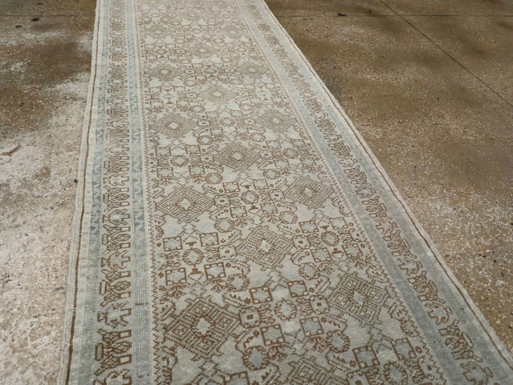 Antique Persian Malayer Long Runner, No.33188 - Gss
