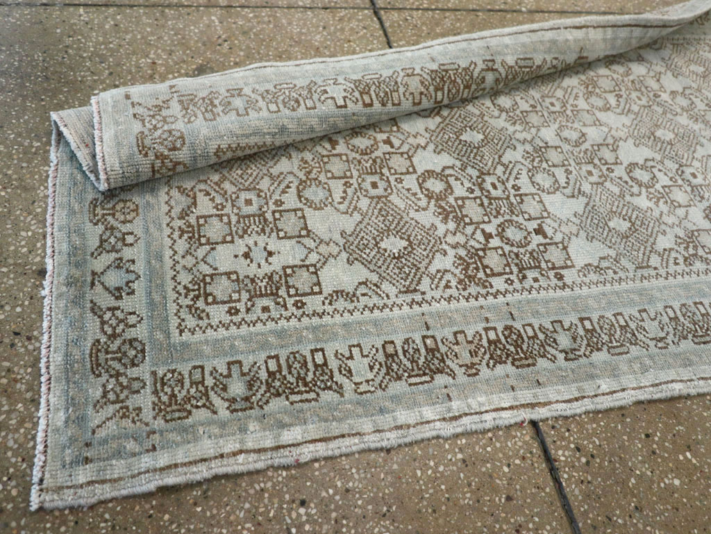 Antique Persian Malayer Long Runner, No.33188 - Gss