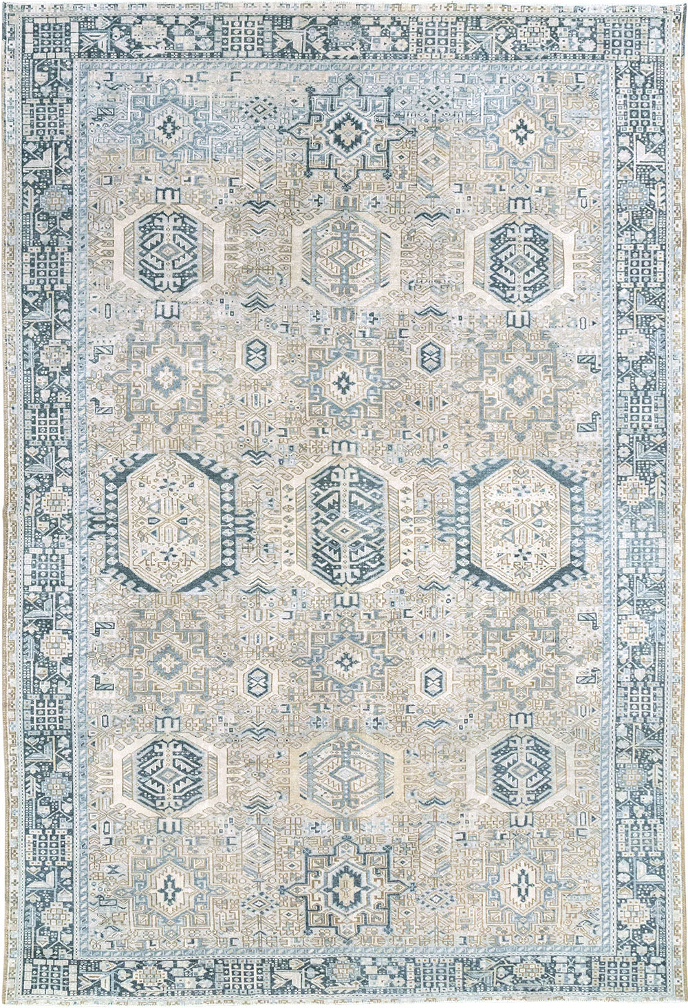 Vintage Persian Karajeh Accent Carpet, No.33194 - Gss