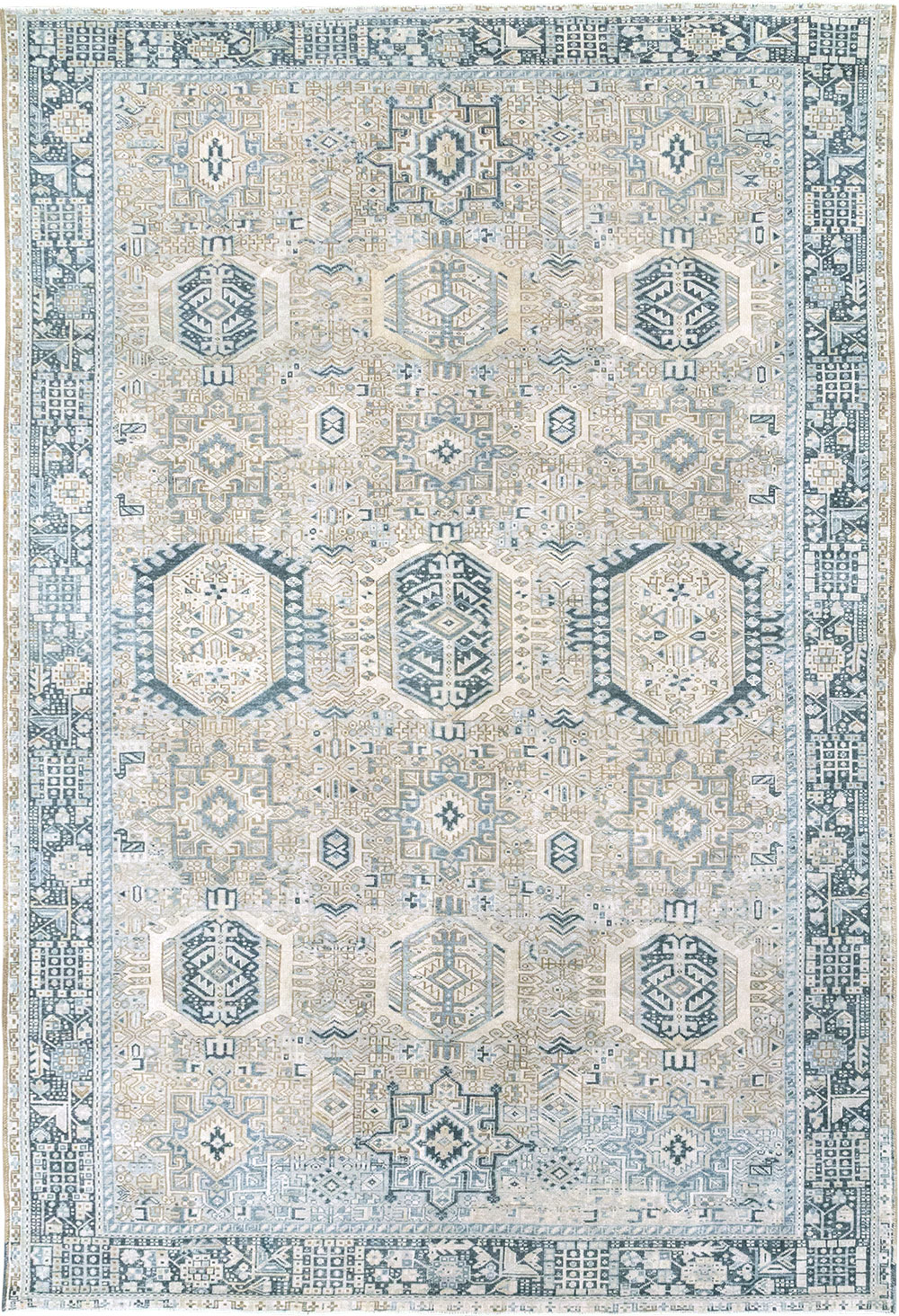 Vintage Persian Karajeh Accent Carpet, No.33194 - Gss