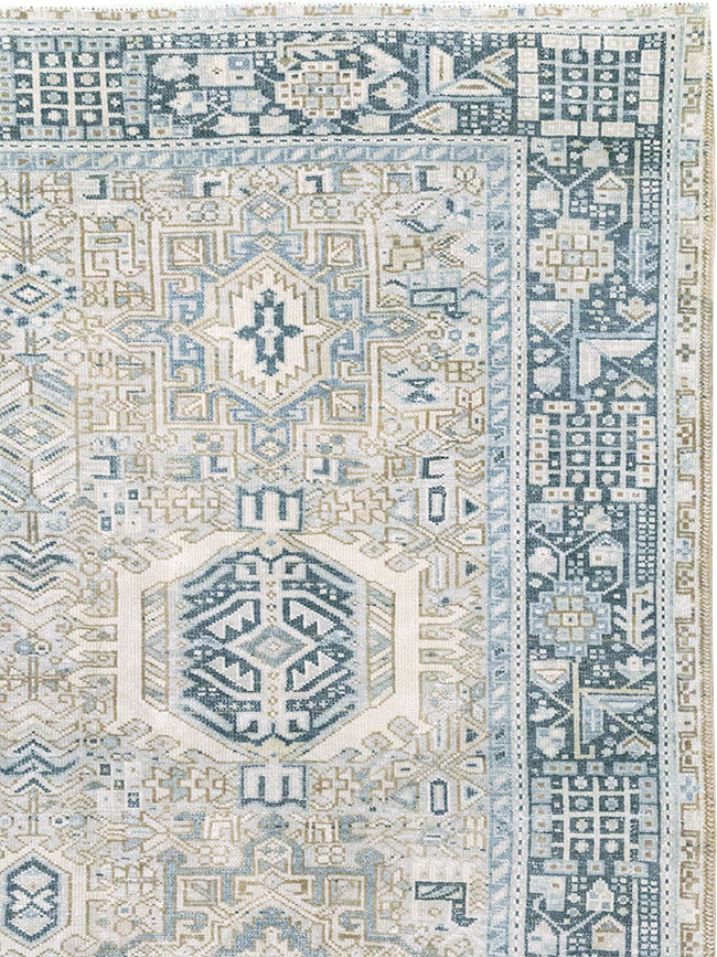 Vintage Persian Karajeh Accent Carpet, No.33194 - Gss
