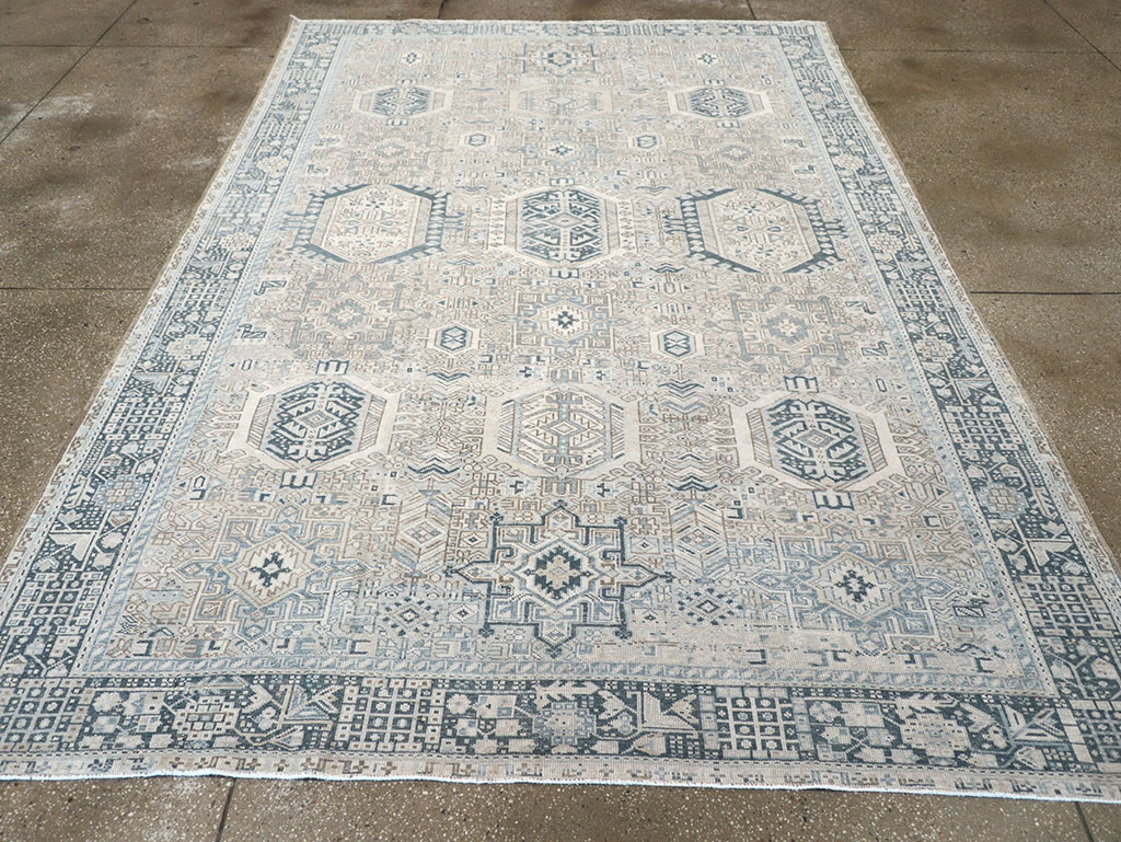 Vintage Persian Karajeh Accent Carpet, No.33194 - Gss