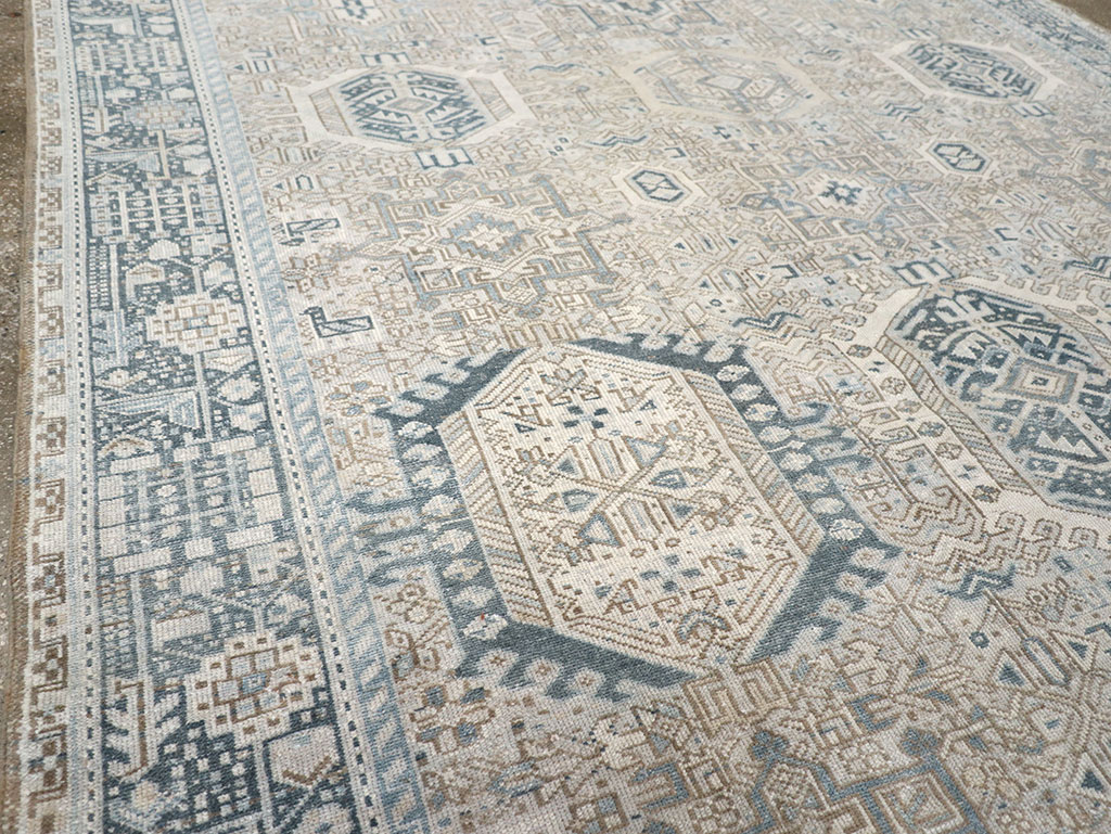 Vintage Persian Karajeh Accent Carpet, No.33194 - Gss
