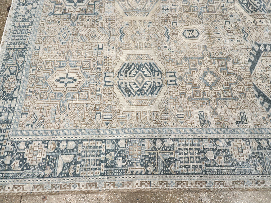 Vintage Persian Karajeh Accent Carpet, No.33194 - Gss