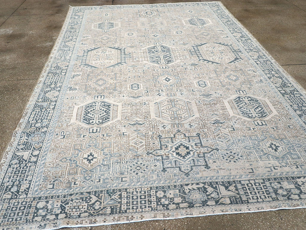 Vintage Persian Karajeh Accent Carpet, No.33194 - Gss