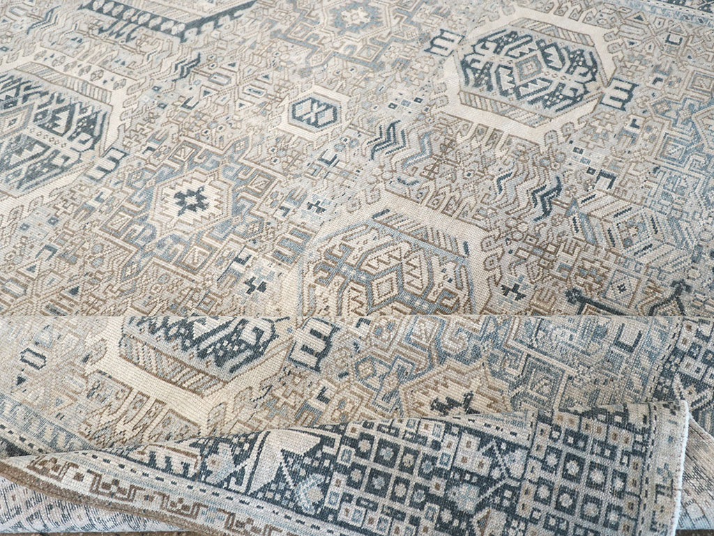 Vintage Persian Karajeh Accent Carpet, No.33194 - Gss