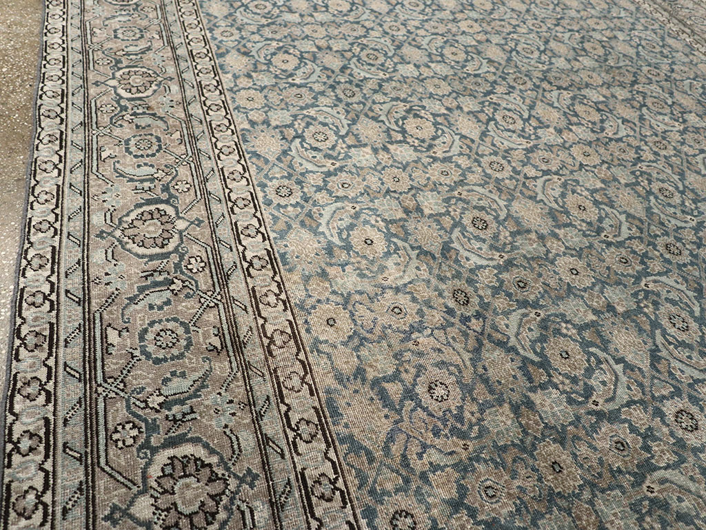 Antique Persian Tabriz Accent Carpet, No.33200 - Gss